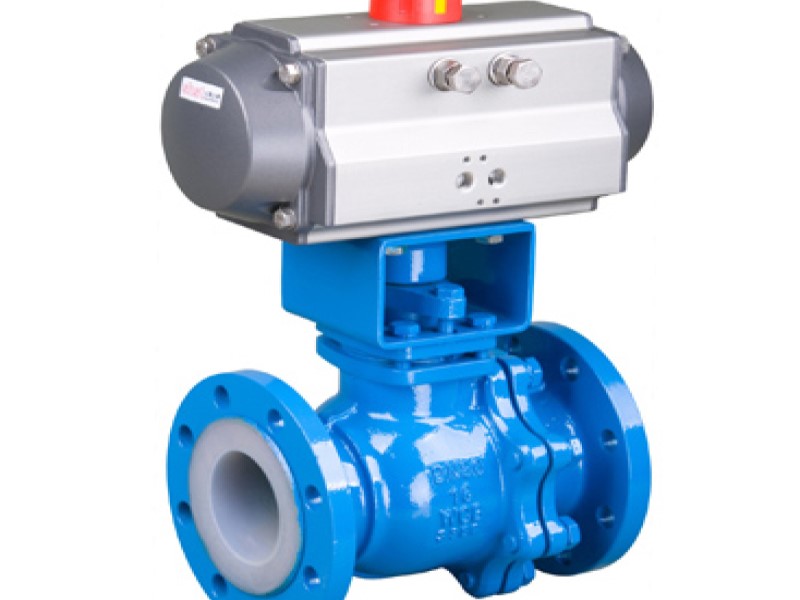 Product Usage FM600-Q10 pneumatic fluorine-lined ball valve is mainly used in pipelines with various concentrations of strong alkali organic solvents and other corrosive gases and liquid media. And it is suitable for conveying pipelines of various concentrations of aqua regia, sulfuric acid, hydrochloric acid, hydrofluoric acid and various organic acids, strong acids and strong oxidants at -50℃～150℃. It is widely used in automatic adjustment and remote control systems in food, environmental protection, light industry, petroleum, papermaking, chemical industry, light textile, electric power and other industries.